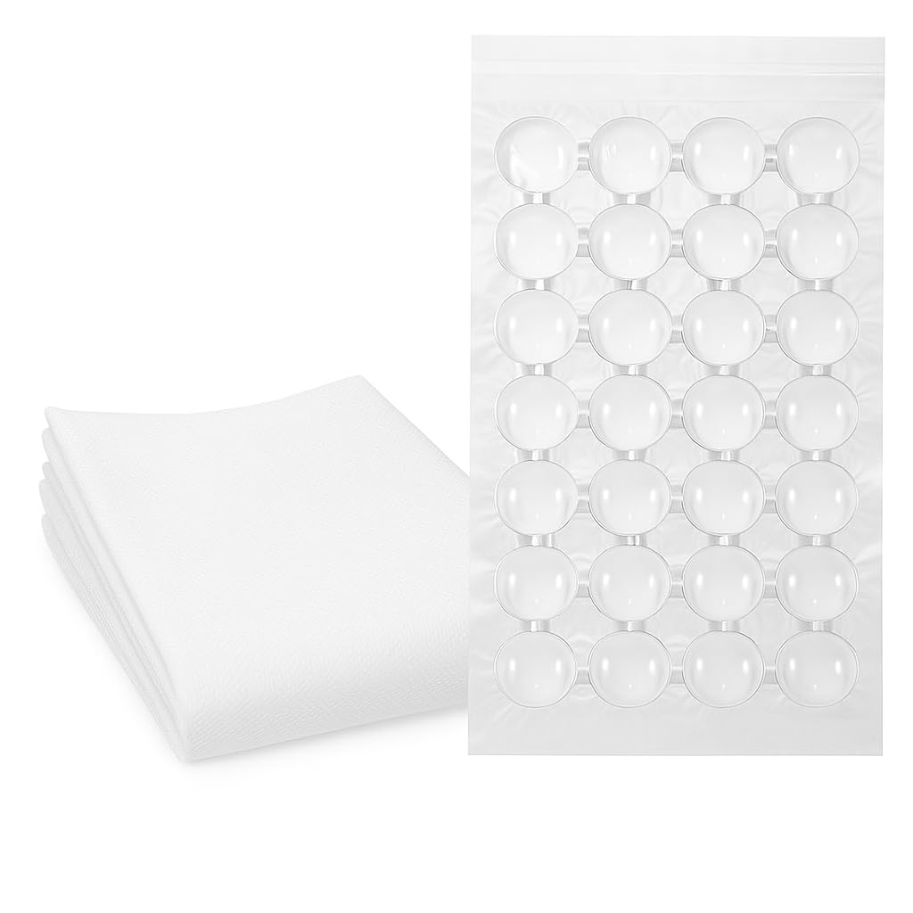 Hifen ‎Transparent Hifen® Ice Cube Bags – 25 Pack Disposable Self-Sealing Freezer Bags, Leak-Proof & Easy To Fill, Bpa-Free, Makes 700 Ice Cubes Total For Drinks & Parties