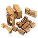 Hidden Passage Wooden 3D Mechanical Puzzle for Adults – Brain Teaser Game | Desk Toy | Handmade Interlocking Wood Puzzle | Mind Teaser Logic Challenge Toy by SiamMandalay