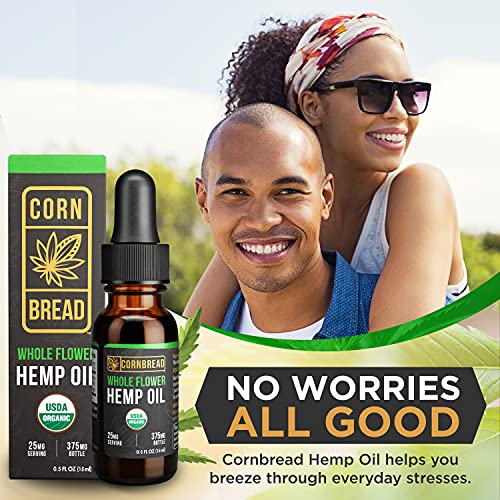 USDA Organic Hemp Oil for Stress & Sleep Relief - 375mg of Pure Hemp Oil Extract, Certified Organic Whole Flower Formula… - Image 8