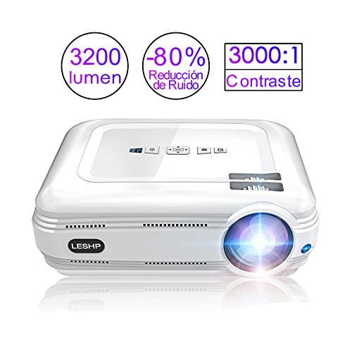 Proiettore, LESHP 3200 lumen proiettore Full HD