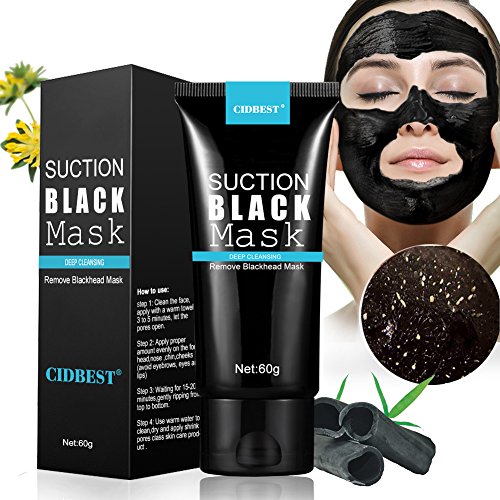 Charcoal Mask, Black Mask, Blackhead Remover Mask, Purifying Peel Off Mask, Natural Activated Charcoal Remover Blackhead/Acne Treatment/Oil-Control Deep Cleansing Face Mask Blackhead Mask
