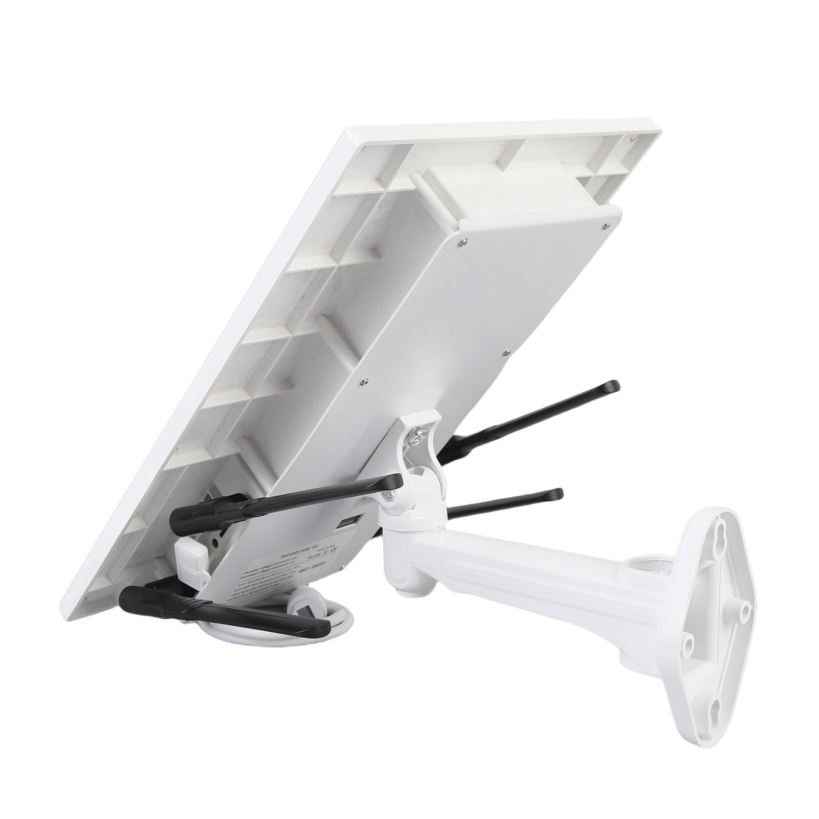 Routeur Solaire 4G D'extérieur avec Emplacement pour Carte SIM, Point D'accès Wi-FI 4G LTE sans Fil 300 Mbit/s 2,4 GHz, Panneau Solaire 15 W, Batterie 25 600 MAh