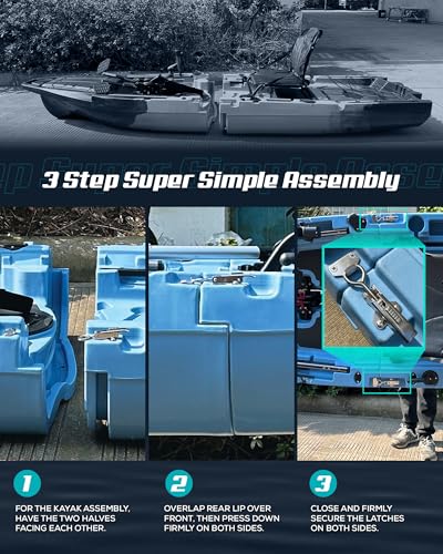 image for Reel Yaks Recon Modular Fishing Kayak - Propeller Drive, 10.5ft, 400 l