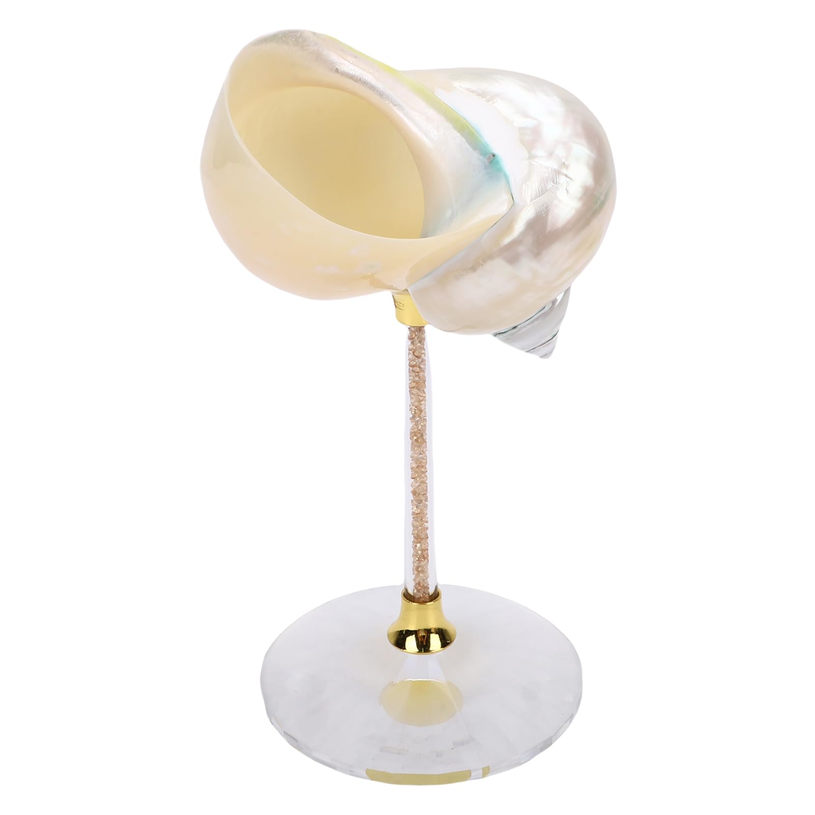 Verre à vin en coquille pour fête à thème et mariage bohème chic