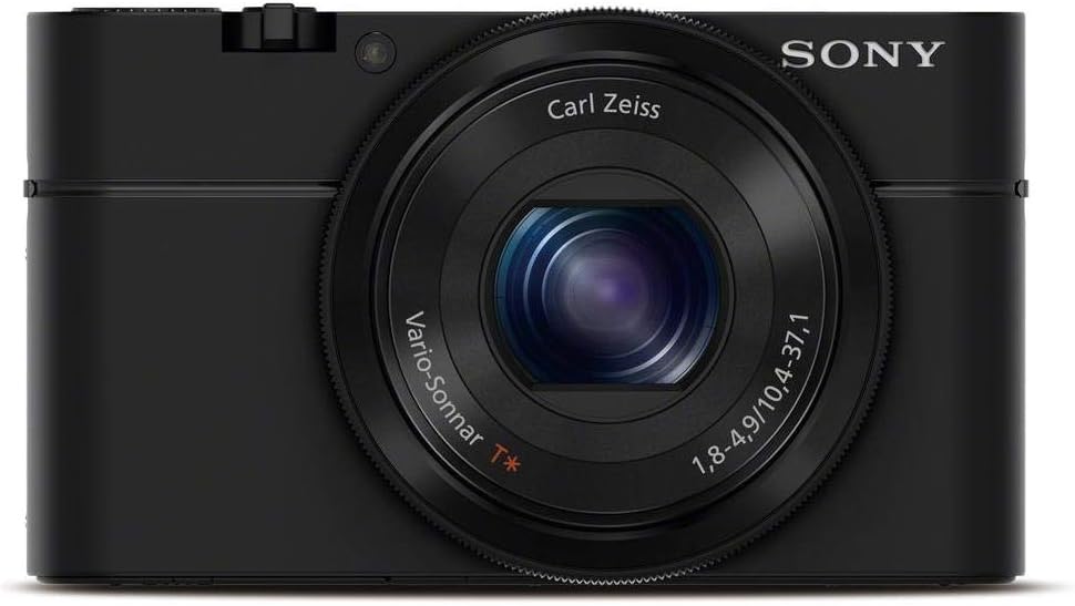 Sony RX100 20.2 MP Premium Compact Digital Camera w/ 1-inch sensor, 28-100mm ZEISS zoom lens, 3” LCD