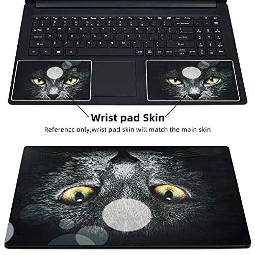 15.6" Laptop Decal Skin Vinyl Sticker Cover Compatible With Asus Vivobook 15 F515/Acer Aspire 5 Slim Laptop/Msi Gl65 Leopard/Asus L510Ma-Ds04 15.6" Laptop Stickers Cover Skin(Blue Gold Marble) #TOP2