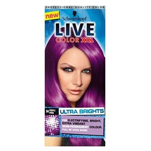 Schwarzkopf Live Color Xxl Ultra Brights 94 Purple Punk Semi-Permanent Purple Hair Dye