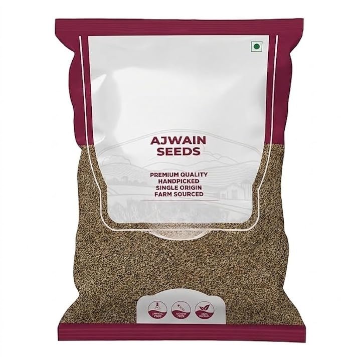 100% Natural and Pure Ajwain 100gm Preservatives Free and Rich in Fibre Carom Seed.