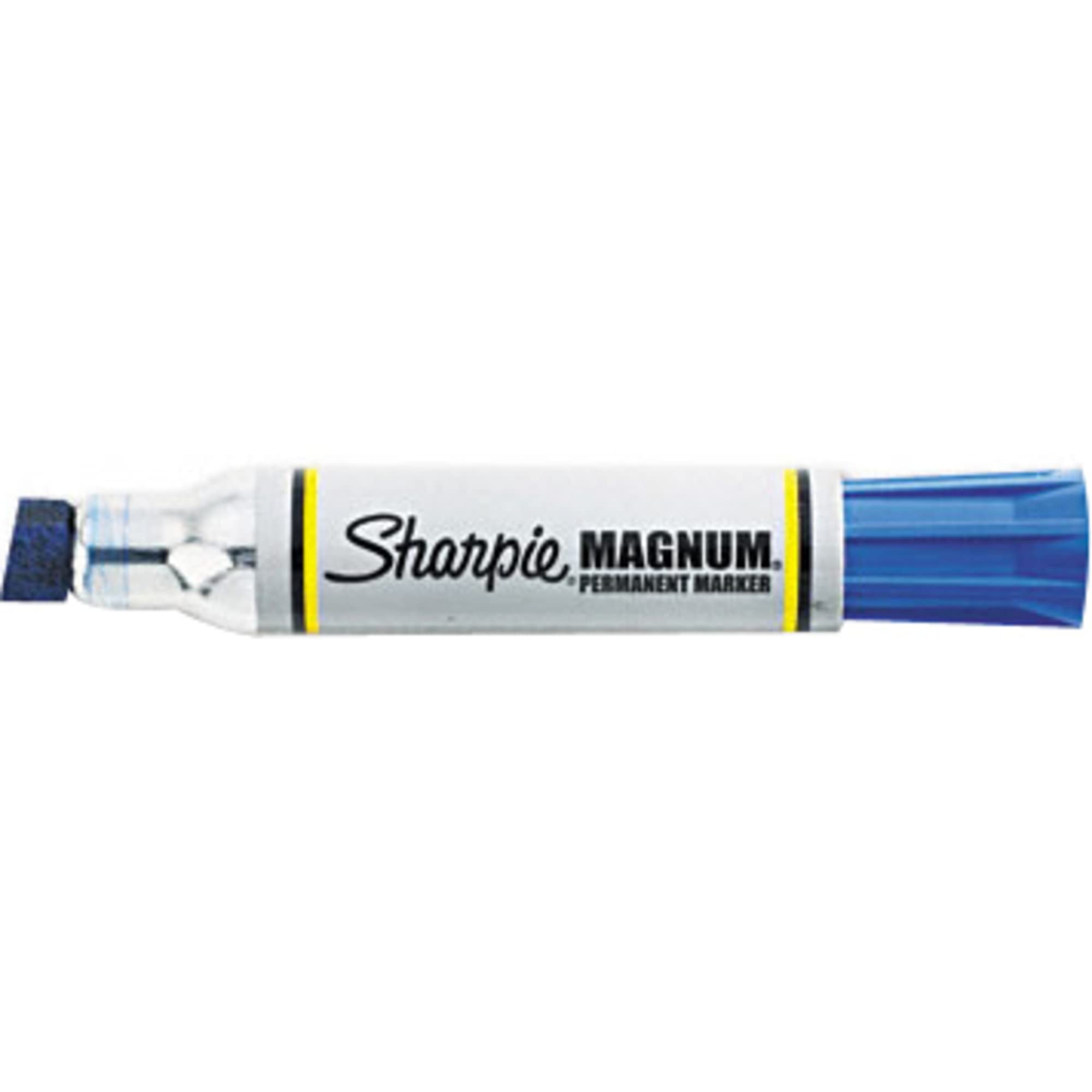 Sharpie® Magnum® Permanent Marker, Chisel Tip, Blue Ink
