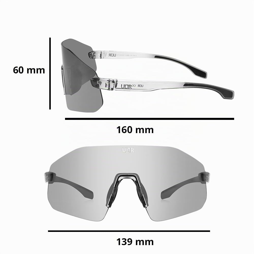 Sportbrille für Herren & Damen – Hochwertige Fahrradbrille für Herren & Damen mit UV 400 Schutz – schnelle Brille ideal zum Radfahren