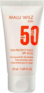 Malu Wilz Sun Protect Face I Sun Lotion Face 50 SPF I 50 ml I Very Fast Absorbent, Moisturising Sun Protection I For All Skin Types In Vegan