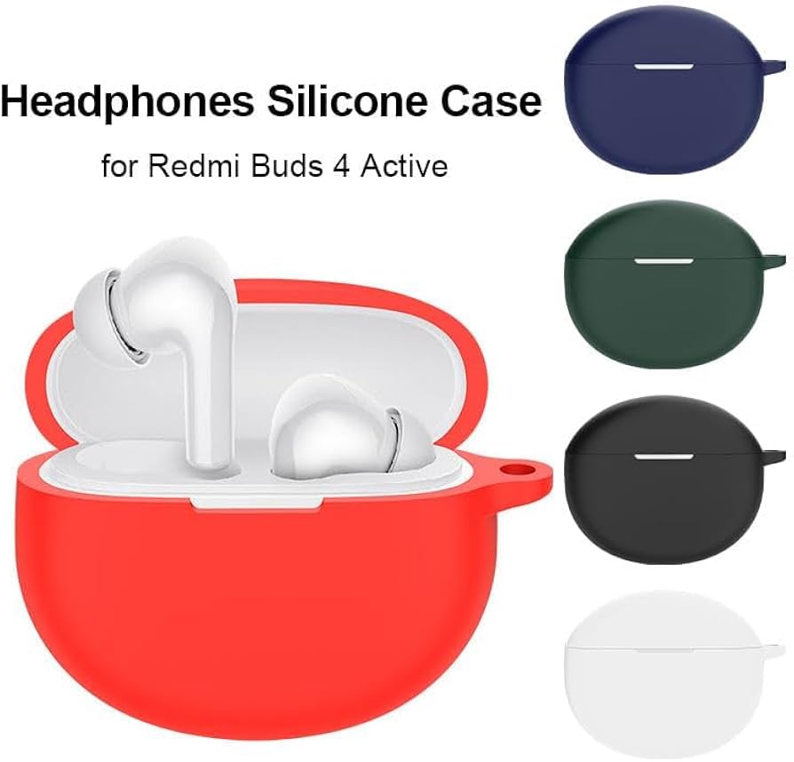 Mavro Case Cover Compatible with Redmi Buds 4 Active (Dark Blue