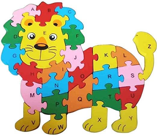 Neotea A to Z Lion Wooden Loin Jigsaw Puzzle for Kids Includes 26 Capital Alphabet Letter Pieces Improve Skills Problem-Solving Ability Learning Educational Activity Puzzles for Preschool Pack of 1 (B0B1X6G585) Amazon Price History, Amazon Price Tracker
