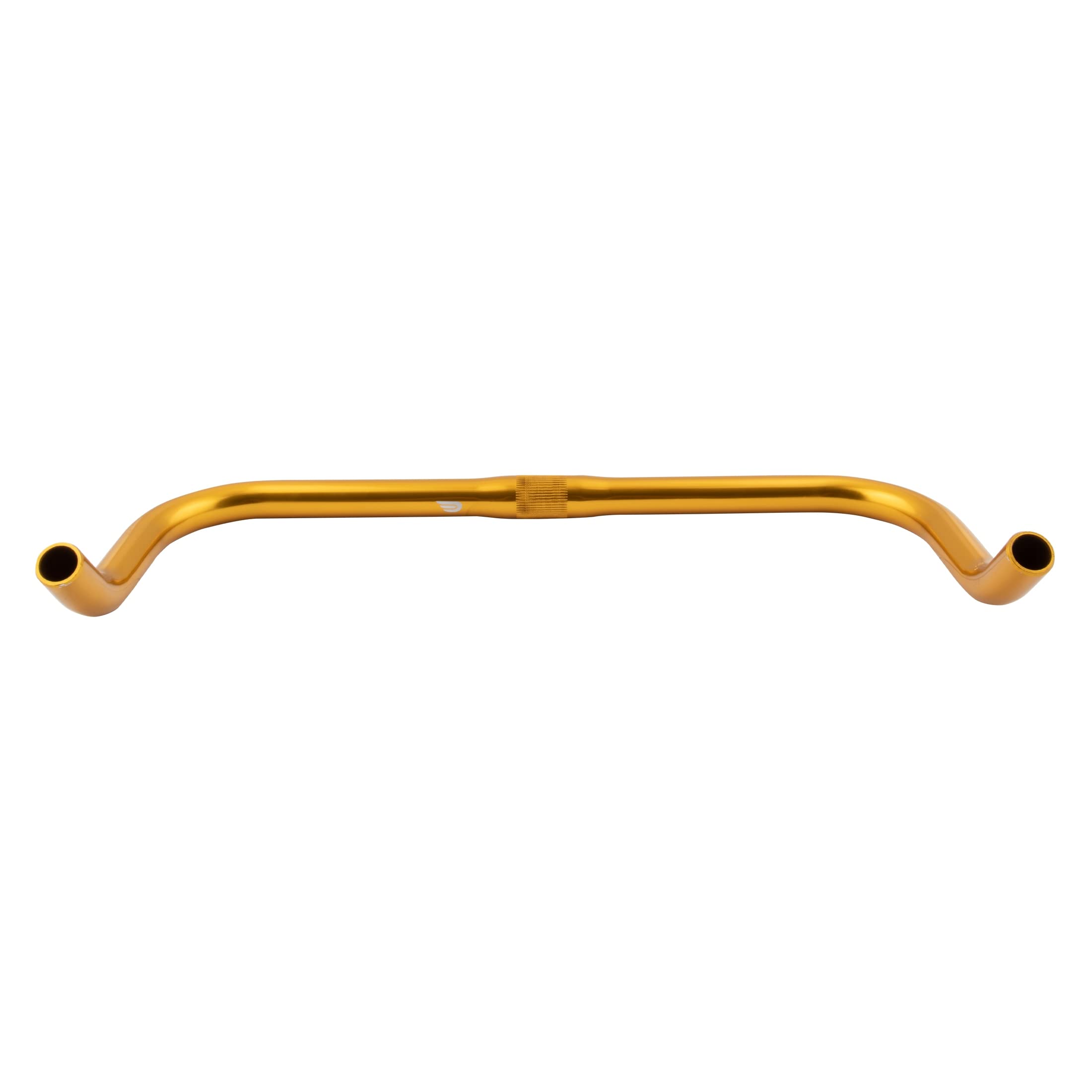 Pure Cycles Bullhorn Handlebar - Great for Road, Mountain, Fixie, and Hybrid Bikes - Fits 25.4mm Stems, Gold