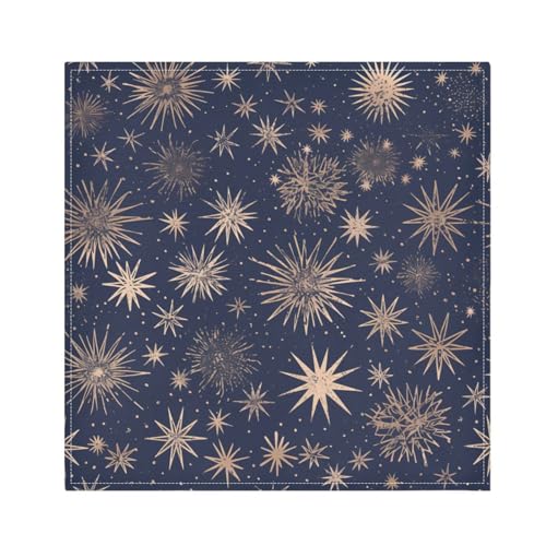 Dwarf 4th of July Navy Blue and Rose Gold Cloth Dinner Napkins Pattern Reusable Napkins Washable Christmas Fabric Napkins Color Cloth Napkins Bulk Wedding Christmas Cloth Napkins Set of 6 20 x