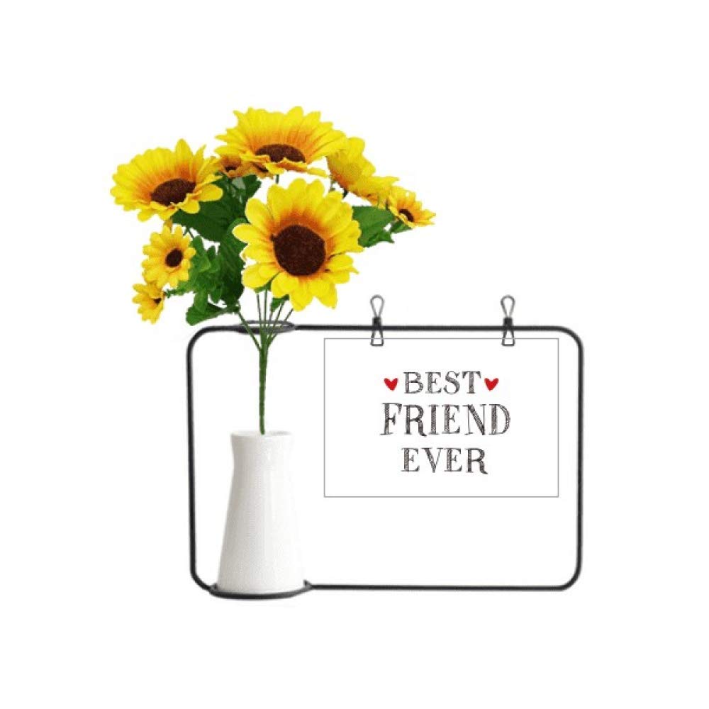 Carte de bénédiction en forme de cœur Best Friend Ever à offrir lors d'un dîner entre amies