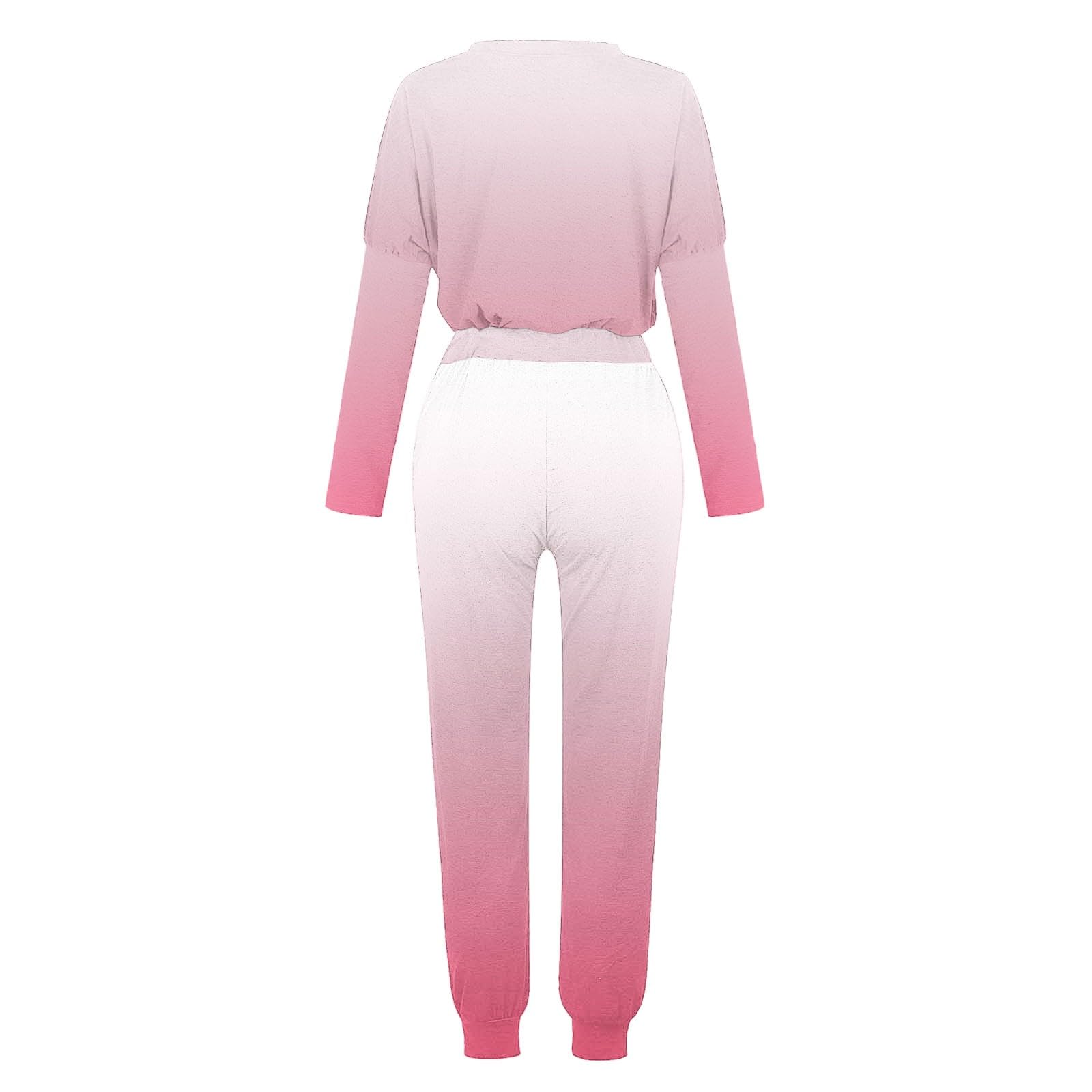 Survêtement de loisirs moderne et élégant sans capuche pour femme, Rose