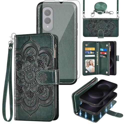Protection Samsung S25 Edge antichoc avec rangement cartes zippé