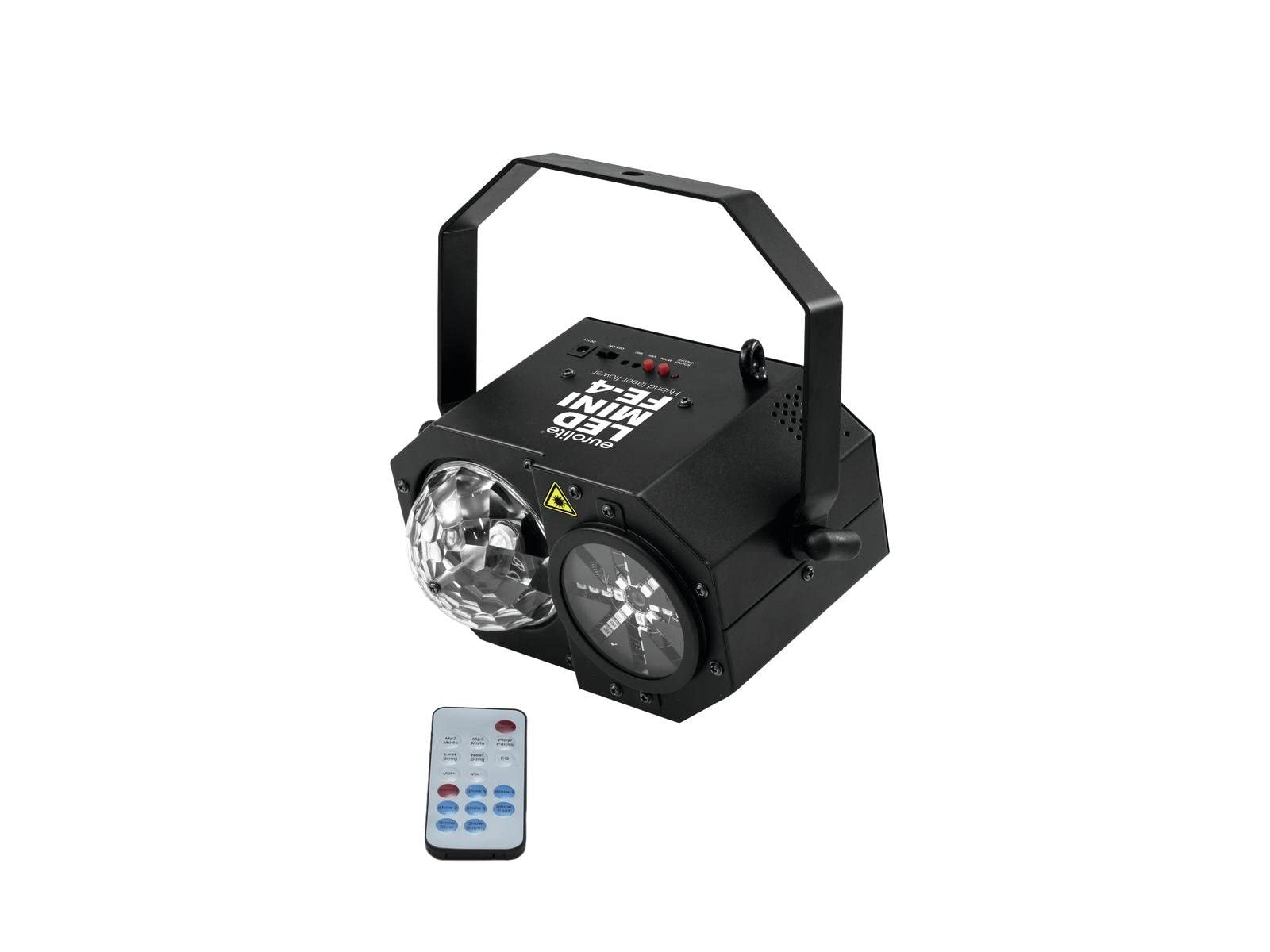 Eurolite Laser LED Effekt Mini Fe-4 Flower Mirror Ball Strobe