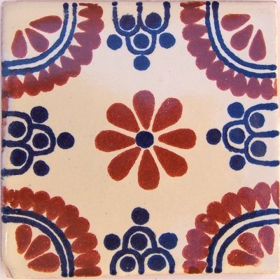 2x2 36 pcs Terra Madrid Talavera Mexican Tile