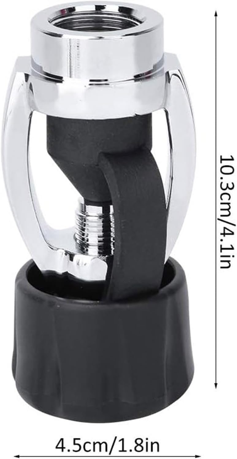 Scubas Diving DIN to Yokes Regulator Adapter 5/8 Thread Quick Joint Connector for Scubas Diving Tanks Regulator Part