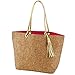 Mud Pie 8613228 Carlton Cork Tote Bag Lined