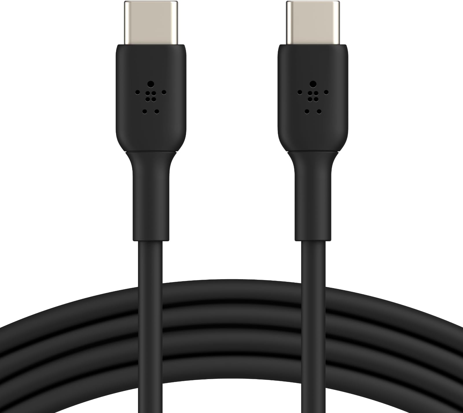 BoostCharge USB-C to USB-C fast charger cable, USB type C charger cable fast charging for iPhone 16, 15, Samsung Galaxy S24, S23, Pixel, iPad, MacBook, Nintendo Switch and more - 2m, Black