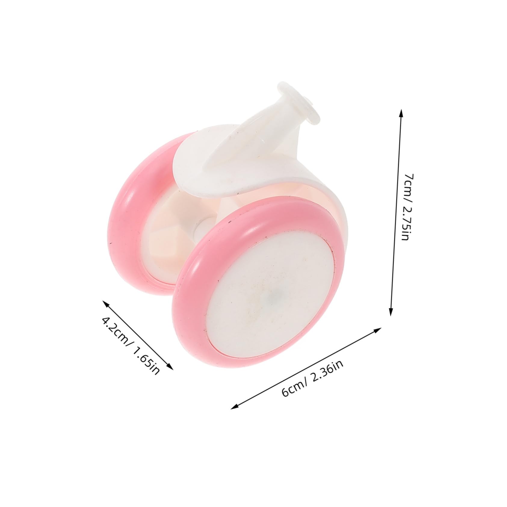 FOYTOKI Toddler Walker Wheel Replacement 4 Pieces Plastic Replacement Parts Easy to Install Wheel Kit