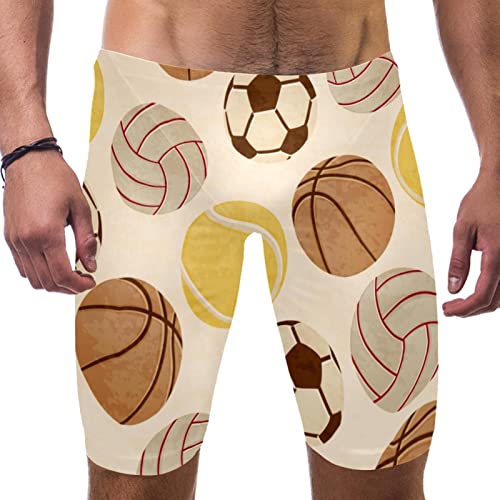 Traje de baño deportivo de fútbol y baloncesto para hombres HUI JIN SHOP, bermuda XXL