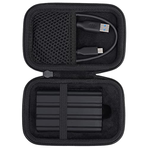co2CREA Hart Tasche für Samsung T7 Shield /T9 Portable SSD 1TB 2TB 4TB Externe SSD case Etui Schutzhülle