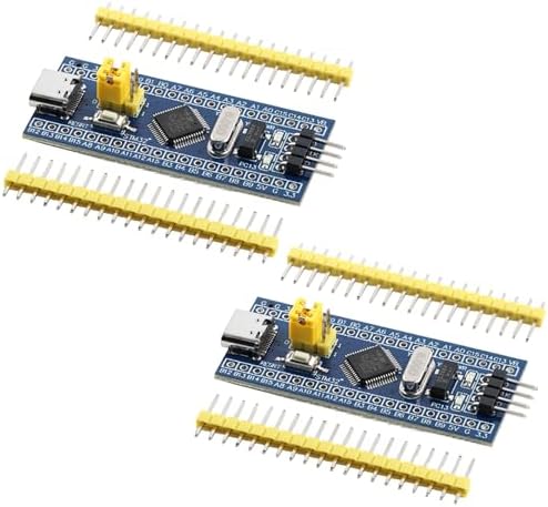 2Pcs STM32F103C8T6 Development Board with Type-C, ARM 32-bit MCU Core, No Soldering, Minimum System Board for Microcontroller Learning Module image 2