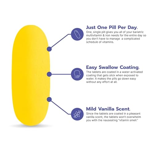 Just One - Once Daily Bariatric Multivitamin With Iron (30) #TOP4