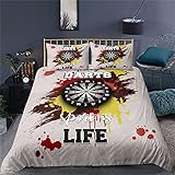 >>>Materiau··· Les sets de housses de couettes est fait à 100% de microfibre, agréable au touché, ce qui le rend plus résistant et très facile à nettoyer. De plus, ce tissu anti-rides va sécher rapidement.......De couette housse personne 1 140x200 200x200 220 personnes 2 220x240 enfant x240 coton rouge bleu bebe 240 noir paris londres london grise rose moto et garcon chat ado 260 fille