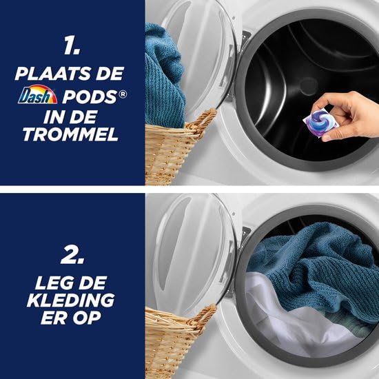 Dash todo en 1 cápsulas - Cápsulas de lavado - Más blancas que el blanco - Paquete económico de 4 x 42 lavados
