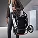 MICRALITE GetGo By Silver Cross Pushchair Travel System Stroller with One Second Fold, Black