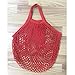 Sac Fruits réutilisables Shopping String Épicerie Shopper Coton Fourre-fourre-fourre-fourre-fourre-fourre-fourre-fourre-mail de maille sac à bandoulière maille sac de maille sacs naturels1pcs pour les