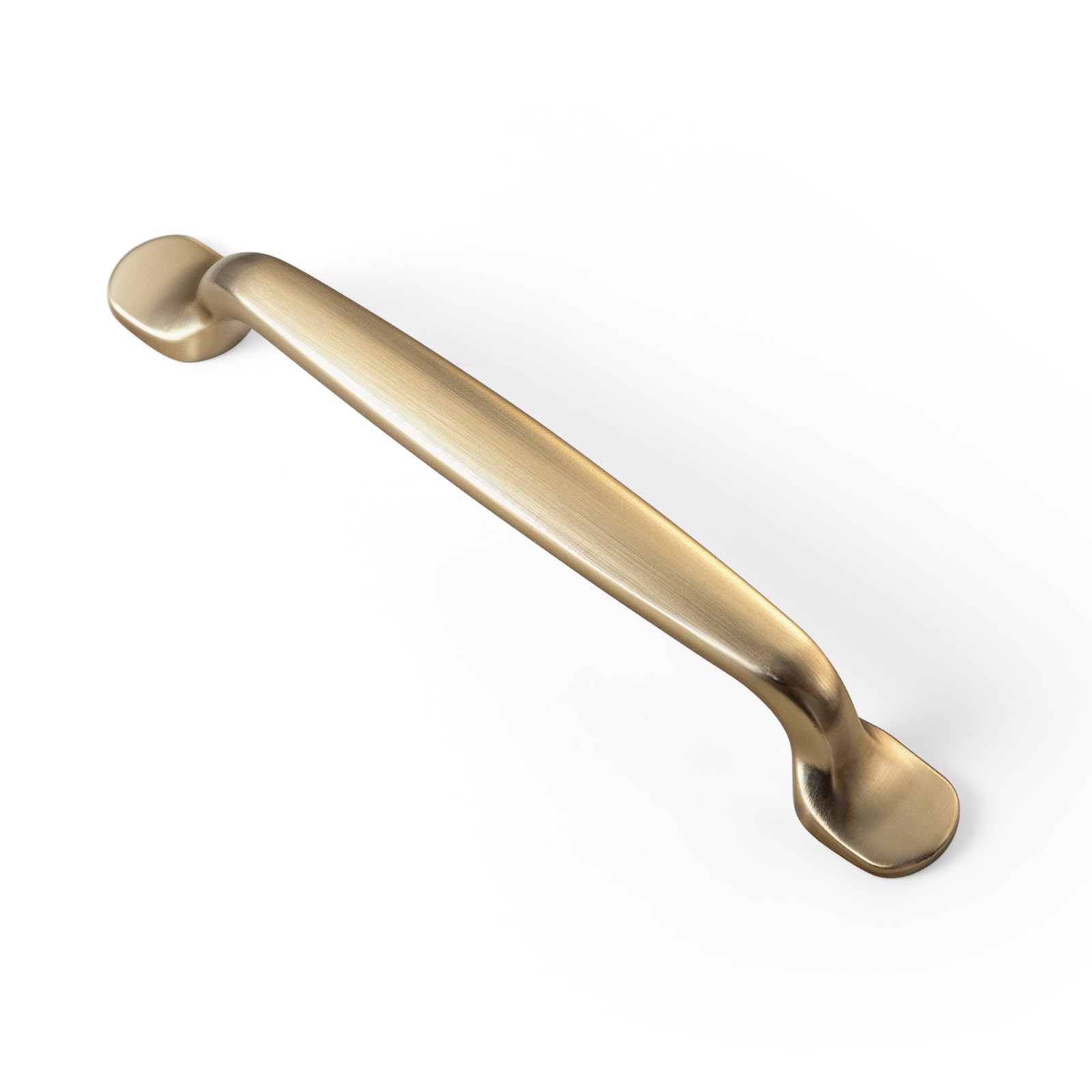 Goo-Ki 6 Pack Champagne Bronze 5" Center to Center Arch Cabinet Pulls Drawer Handles Zinc Alloy Modern Hardware for Kitchen and Bathroom Cupboard