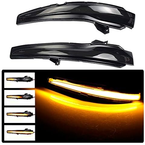 Rearview Side Mirror Flashing Lamp Dynamic Turn Signal Light Indicator For Mer-cedes Benz C E S GLC W205 X253 W213 W222 V Class W447 (Yellow) Cover
