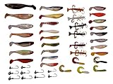 In dieser Angelzubehör Box sind Zanderköder & Barschköder & Hechtköder perfekt für Profi Angler, Kinder oder Anfänger. Achtung!!! Hechte mögen diese kleinen Gummi Köder auch :-) bitte Stahlvorfach oder Hardmono nicht vergessen.