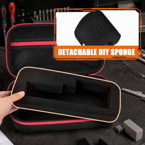 Image of Boobowl Large Thermal Camera Carrying Case for TOPDON TC004 / for FOXWELL RT280, EVA Hard Shell Shockproof Storage Box with DIY Foam Insert for HVAC Technicians Electricians Field Inspectors (Black)