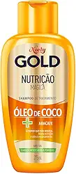 Gold Shampoo Nutrição Poderosa, 300 Ml, Niely, Niely, Branco