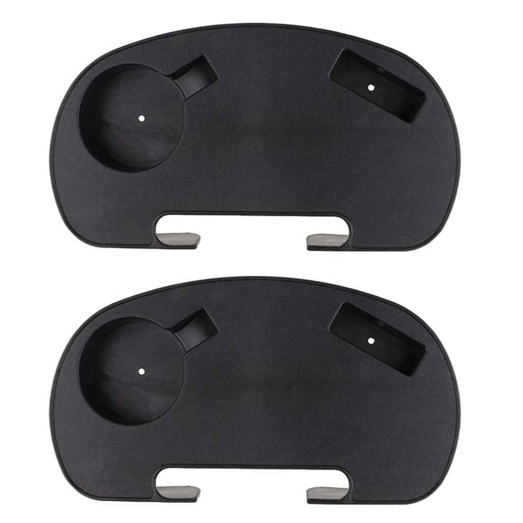 Bandeja para portavasos | Portavasos para Silla Bandeja para Silla de Playa de 2 Piezas. Taza para Escritorio con Dispositivo móvil