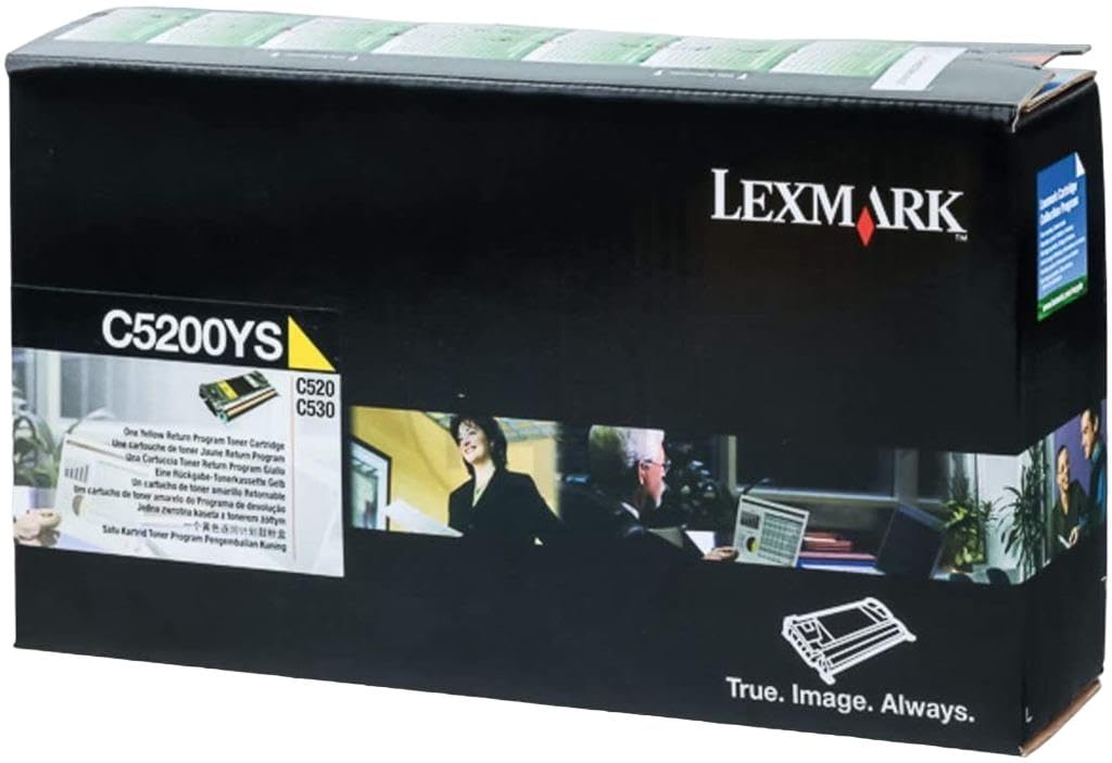 Cartouche de toner Lexmark C5200YS jaune originale pour une impression précise