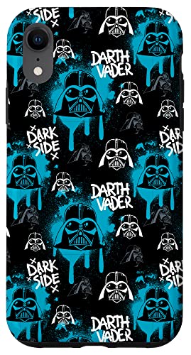 Coque iPhone XR Star Wars Darth Vader antichoc style street art pour éviter les rayures