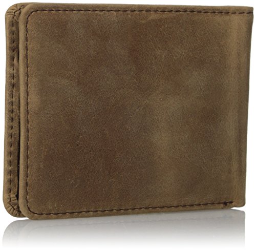 Nocona Men's Basic Distresed Brand Bifold2