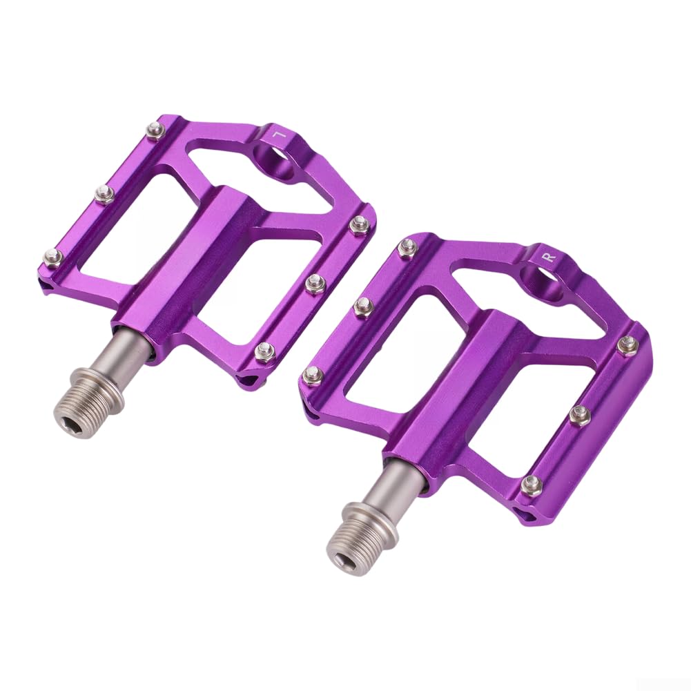 Pedales de bicicleta, aleación de aluminio de 3 rodamientos, diseño plegable antideslizante para bicicletas plegables de carretera de montaña