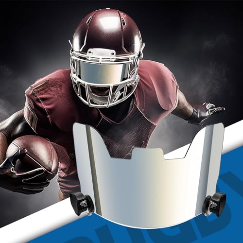 Image of Xuhal 1 /2 /4 Pack Football Visor for Youth Adult Football Helmet Visor Lacrosse Helmet Eye Shield Eye Protection for Sport
