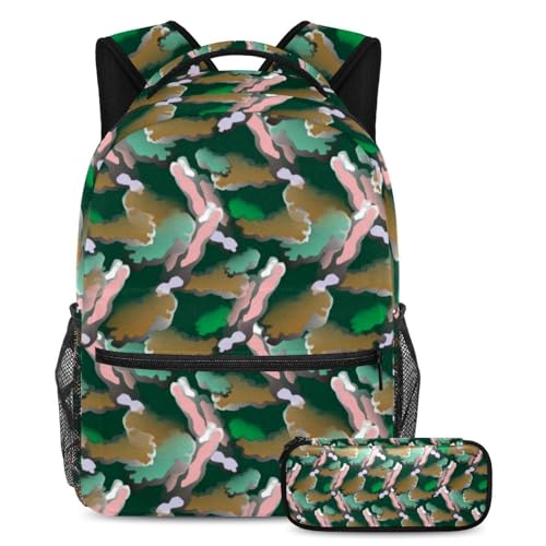 Ensemble cartable enfant multicolore parfait pour l'école et les sorties de vacances
