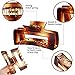 Sisiaipu 4.1 Inch Large Hair Accessories - 12 Pcs Big Square Jaw Clips for Thick Hair, Jumbo Bulk Clips for Women and Girls