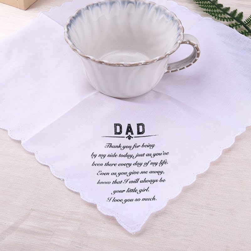 Wedding Handkerchief for Mom Mother in Law Dad Father in Law - Image 2